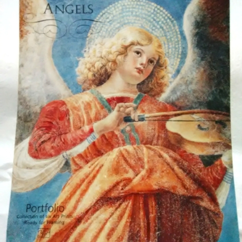 Angel Musician Melozzo da Forlì Cardstock  10 x 14